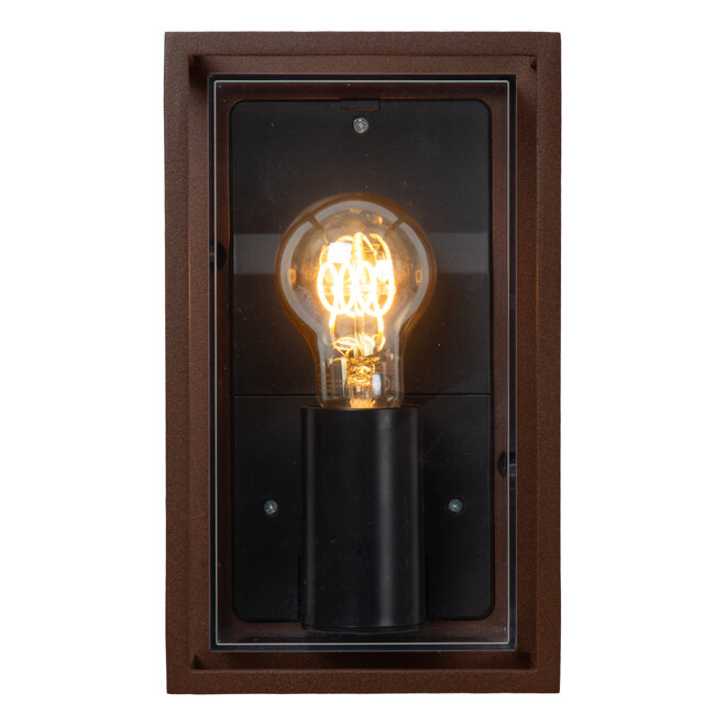 COZETTE - Wandlamp Binnen/Buiten - 1xE27 - IP65 - Roest bruin - Essential