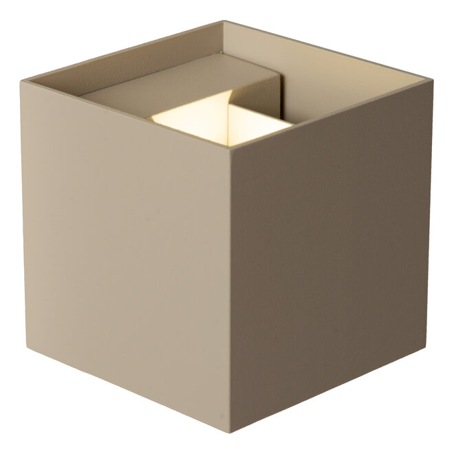 ARMIN - Wandspot / Wandlamp Badkamer - LED Dimb. - CCT - 2x3,5W 2200K/3000K - IP54 - Taupe - Essential