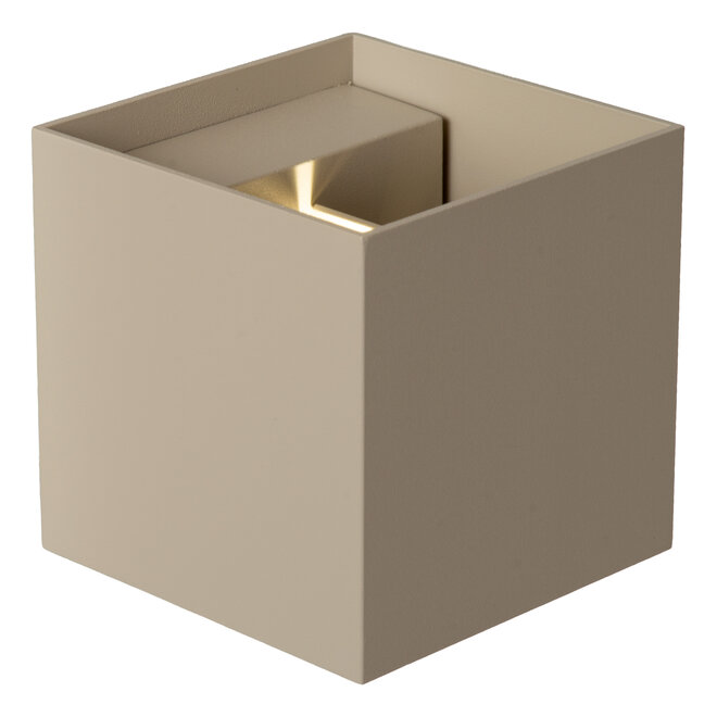 ARMIN - Wandspot / Wandlamp Badkamer - LED Dimb. - CCT - 2x3,5W 2200K/3000K - IP54 - Taupe - Essential