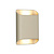 ATILA II - Wandlamp Badkamer - LED Dimb. - CCT - 2x5W 2200K/3000K - IP54 - Taupe - Essential