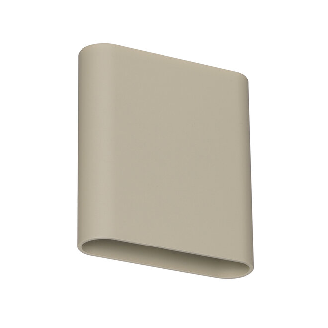 ATILA II - Wandlamp Badkamer - LED Dimb. - CCT - 2x5W 2200K/3000K - IP54 - Taupe - Essential