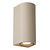 ANGELINA - Wandspot / Wandlamp Binnen/Buiten - 2xGU10 (MR16) - IP65 - Taupe - Essential