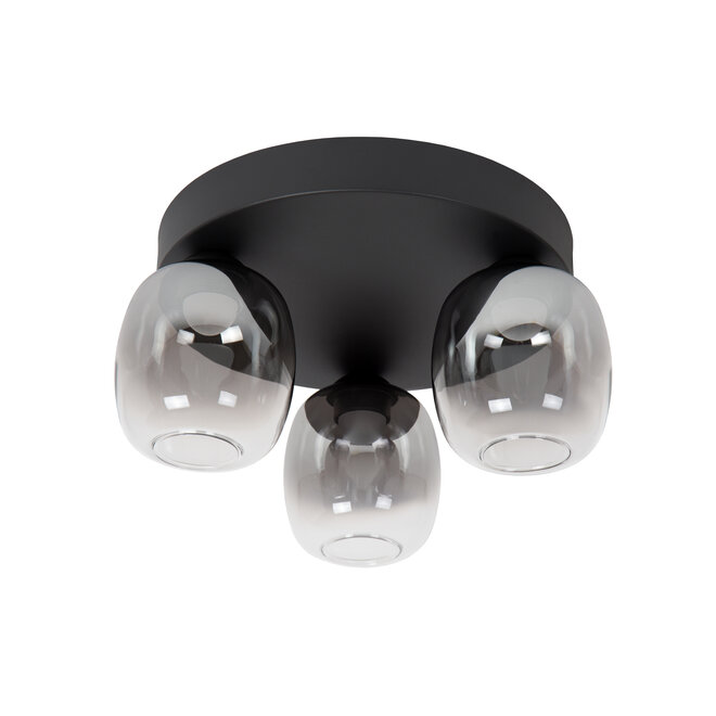 TAMINO - Plafonnière - LED Dimb. - 3x5,6W 3000K - Zwart