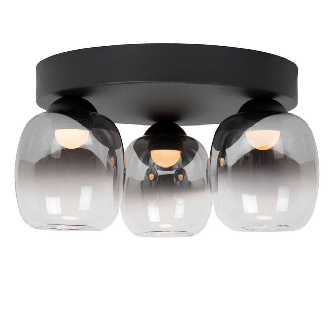 TAMINO - Plafonnière - LED Dimb. - 3x5,6W 3000K - Zwart
