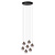 TAMINO - Hanglamp - Ø 52 cm - LED Dimb. - 7x5,3W 3000K - Zwart