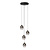 TAMINO - Hanglamp - Ø 36 cm - LED Dimb. - 4x5,2W 3000K - Zwart