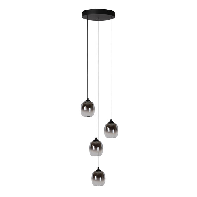 TAMINO - Hanglamp - Ø 36 cm - LED Dimb. - 4x5,2W 3000K - Zwart