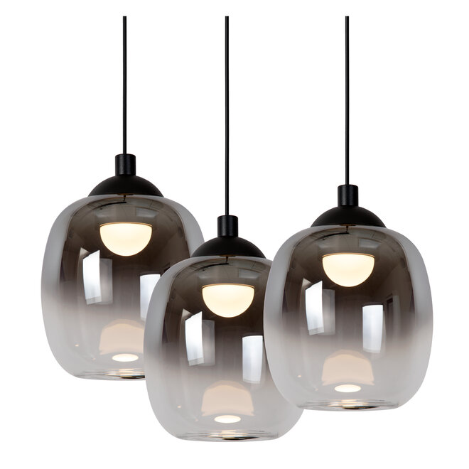 TAMINO - Hanglamp - Ø 36 cm - LED Dimb. - 4x5,2W 3000K - Zwart