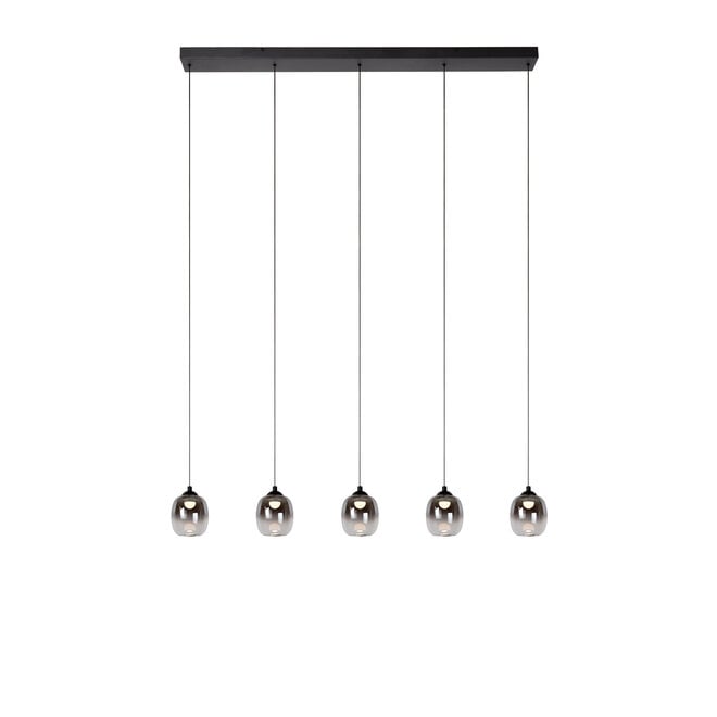 TAMINO - Hanglamp - LED Dimb. - 5x5,6W 3000K - Zwart