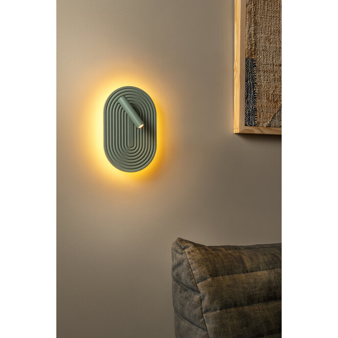CARMINO - Wandlamp - LED - 2700K - Groen - Essential