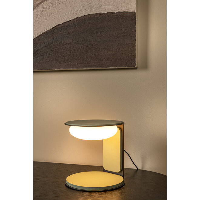 ALINDA - Tafellamp - Ø 20 cm - LED Dimb. - 1x9W 3000K - Groen - Essential