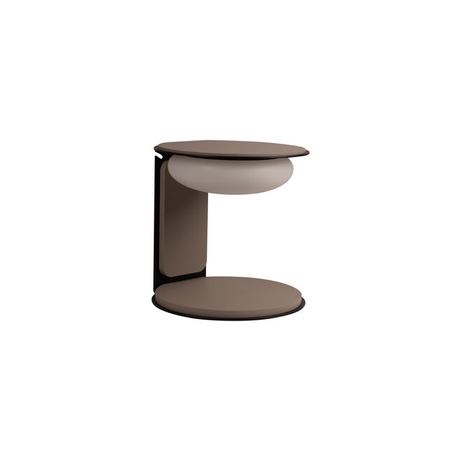 ALINDA - Tafellamp - Ø 20 cm - LED Dimb. - 1x9W 3000K - Taupe - Essential