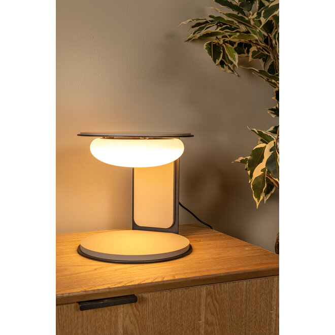 ALINDA - Tafellamp - Ø 20 cm - LED Dimb. - 1x9W 3000K - Taupe - Essential