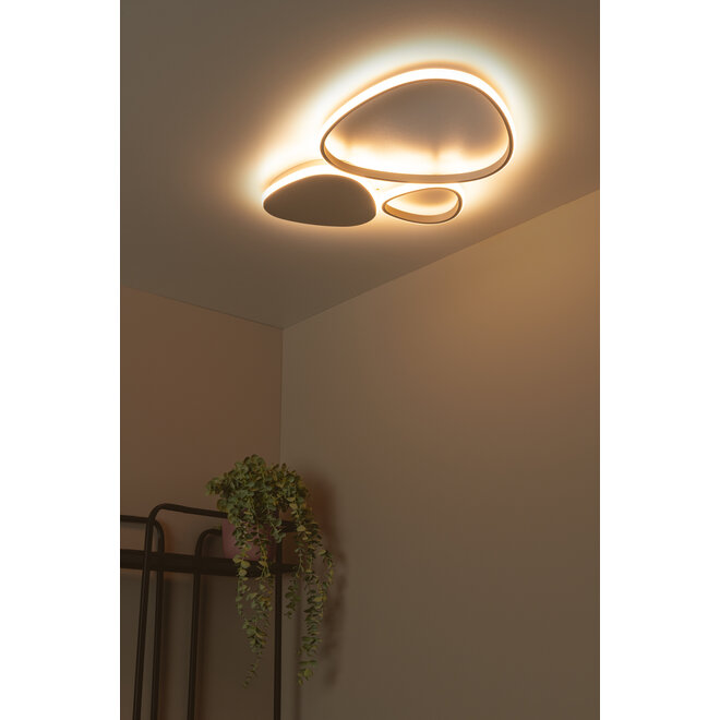 SAMLING - Plafonnière - LED Dimb. - CCT - 1x30W 2700K/4000K - Taupe