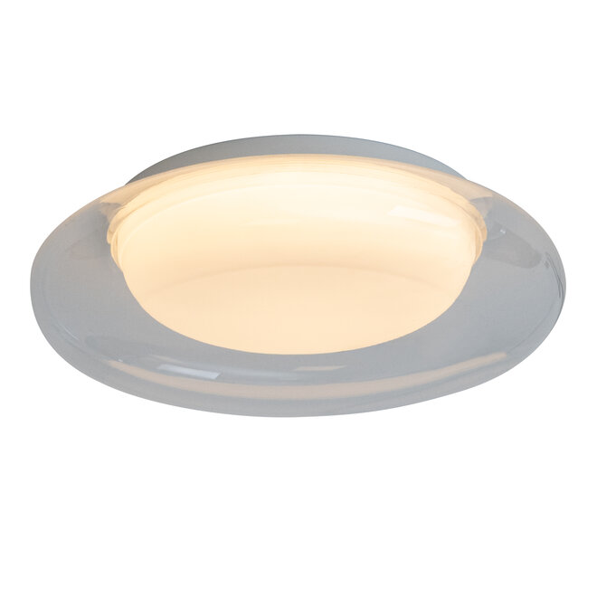 SKETES - Plafonnière - Ø 35,2 cm - LED Dimb. - CCT - 1x18W 2700K/5000K - Transparant