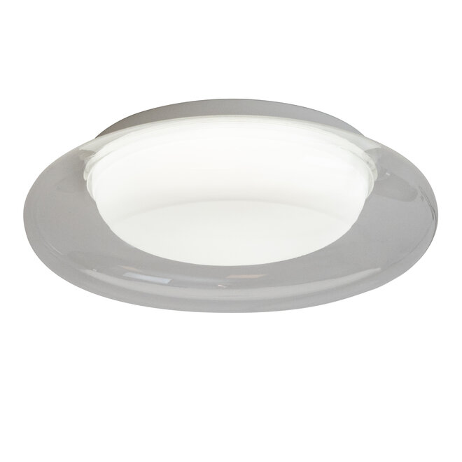 SKETES - Plafonnière - Ø 35,2 cm - LED Dimb. - CCT - 1x18W 2700K/5000K - Transparant