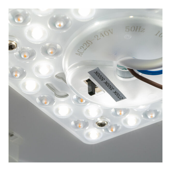 SKETES - Plafonnière - Ø 35,2 cm - LED Dimb. - CCT - 1x18W 2700K/5000K - Transparant