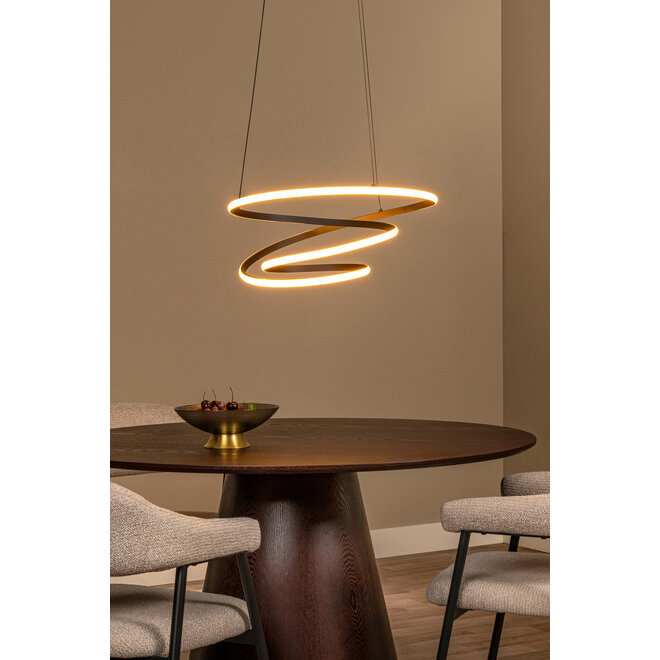 ESPIRAL - Hanglamp - LED Dimb. - CCT - 1x40W 2700K/4000K - Zwart - Essential