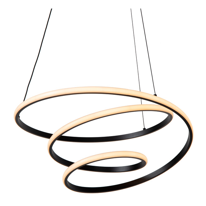 ESPIRAL - Hanglamp - LED Dimb. - CCT - 1x40W 2700K/4000K - Zwart - Essential