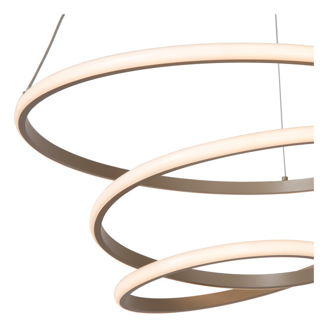 ESPIRAL - Hanglamp - LED Dimb. - CCT - 1x40W 2700K/4000K - Taupe - Essential