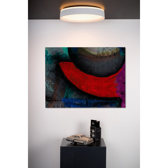 NURIA - Plafonnière - Ø 30 cm - LED 3 StepDim - 1x18W 2700K - Wit