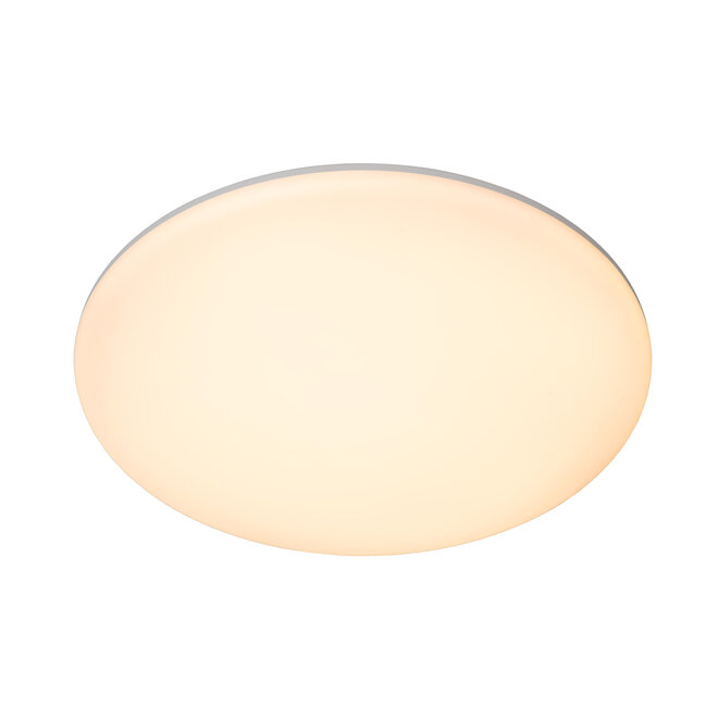 OLSON - Plafonnière Badkamer - Ø 35 cm - LED - CCT - 1x36W 3000K/6500K - IP44 - Opaal