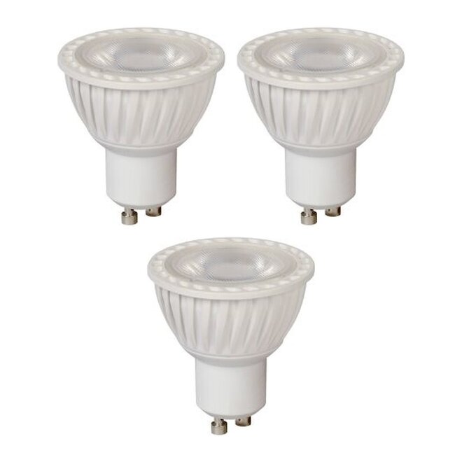 3x MR16 - Led lamp - Ø 5 cm - LED Dimb. - GU10 (MR16) - 5W 3000K - Wit