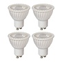 4x MR16 - Led lamp - Ø 5 cm - LED Dimb. - GU10 (MR16) - 5W 3000K - Wit