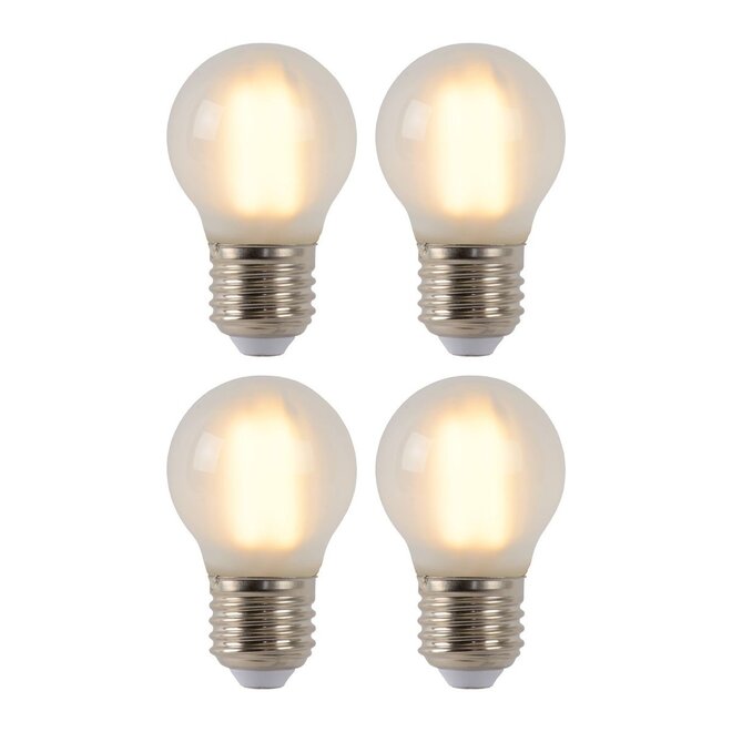 4x G45 - Filament lamp - Ø 4,5 cm - LED Dimb. - E27 - 4W 2700K - mat
