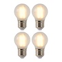 4x G45 - Filament lamp - Ø 4,5 cm - LED Dimb. - E27 - 4W 2700K - mat