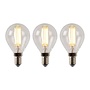 3x P45 - Filament lamp - Ø 4,5 cm - LED Dimb. - E14 - 4W 2700K - Transparant