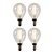 4x P45 - Filament lamp - Ø 4,5 cm - LED Dimb. - E14 - 4W 2700K - Transparant