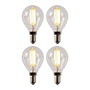 4x P45 - Filament lamp - Ø 4,5 cm - LED Dimb. - E14 - 4W 2700K - Transparant