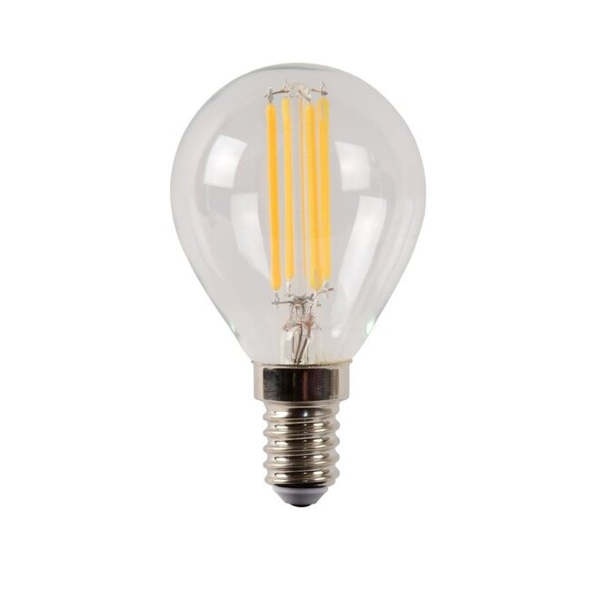 8x P45 - Filament lamp - Ø 4,5 cm - LED Dimb. - E14 - 4W 2700K - Transparant