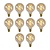 10x G95 - Filament lamp - Ø 9,5 cm - LED Dimb. - E27 - 4,9W 2200K - Amber