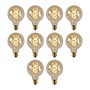 10x G95 - Filament lamp - Ø 9,5 cm - LED Dimb. - E27 - 4,9W 2200K - Amber