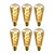 6x ST64 - Filament lamp - Ø 6,4 cm - LED Dimb. - E27 - 4,9W 2200K - Amber