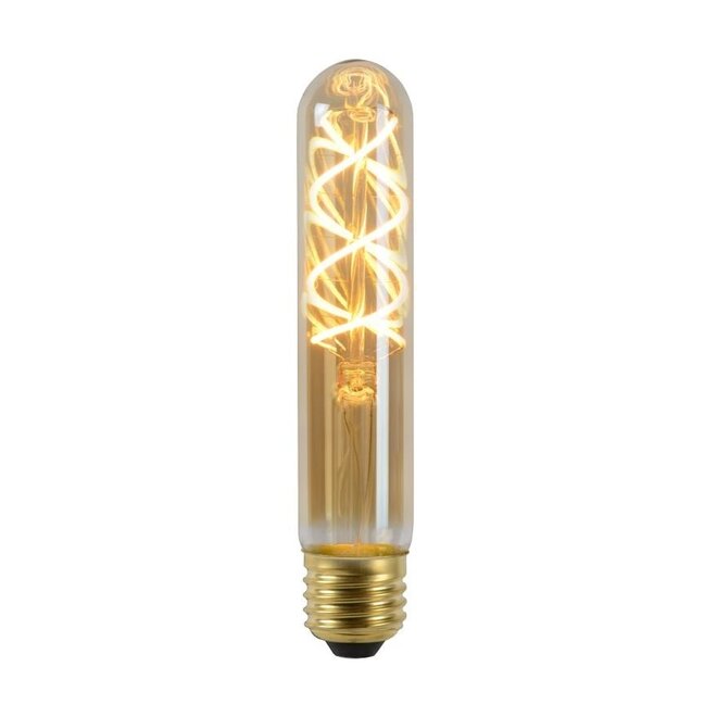 5x T32 - Filament lamp - Ø 3 cm - LED Dimb. - E27 - 4,9W 2200K - Amber
