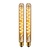 2x T32 - Filament lamp - Ø 3,2 cm - LED Dimb. - E27 - 4,9W 2200K - Amber