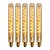 5x T32 - Filament lamp - Ø 3,2 cm - LED Dimb. - E27 - 4,9W 2200K - Amber