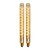 2x T32 - Filament lamp - Ø 3,2 cm - LED Dimb. - E27 - 4,9W 2200K - Amber