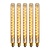 5x T32 - Filament lamp - Ø 3,2 cm - LED Dimb. - E27 - 4,9W 2200K - Amber