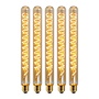 5x T32 - Filament lamp - Ø 3,2 cm - LED Dimb. - E27 - 4,9W 2200K - Amber