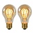 2x A60 TWILIGHT SENSOR - Filament lamp - Ø 6 cm - LED - E27 - 4W 2200K - Dag/nacht sensor - Amber