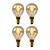 4x P45 - Filament lamp - Ø 4,5 cm - LED Dimb. - E14 - 3W 2200K - Amber