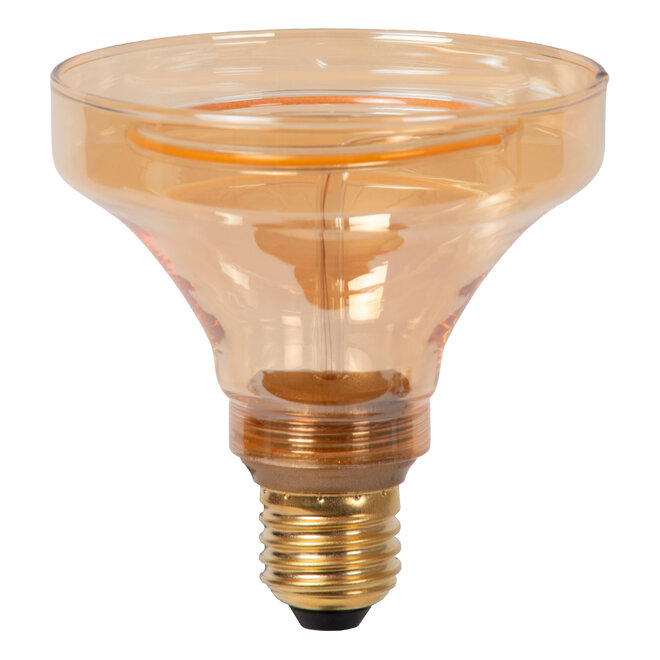 2x GO100 - Filament lamp - Ø 10 cm - LED Dimb. - E27 - 4W 2200K - Amber
