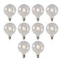 10x G95 Class B - Filament lamp - Ø 9,5 cm - LED Dimb. - E27 - 7W 2700K - Transparant