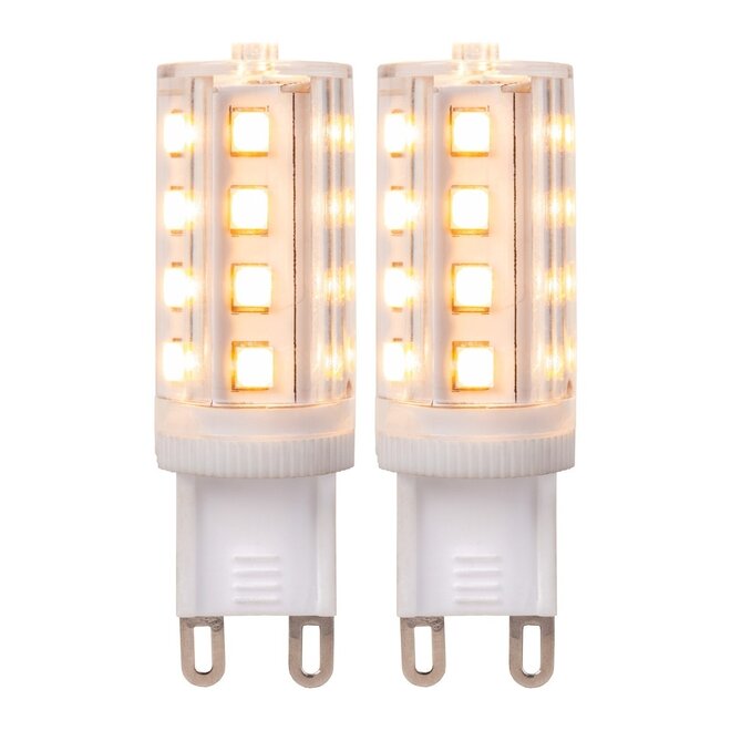 2x G9 - Led lamp - Ø 1,6 cm - LED Dimb. - G9 - 3,5W 2700K - Wit