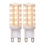 2x G9 - Led lamp - Ø 1,6 cm - LED Dimb. - G9 - 3,5W 2700K - Wit