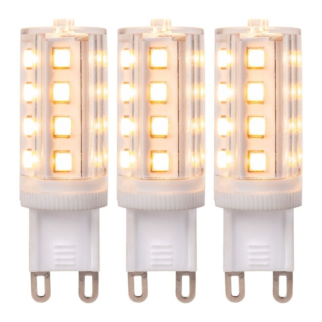 3x G9 - Led lamp - Ø 1,6 cm - LED Dimb. - G9 - 3,5W 2700K - Wit